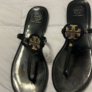 Tory Burch black jellies
